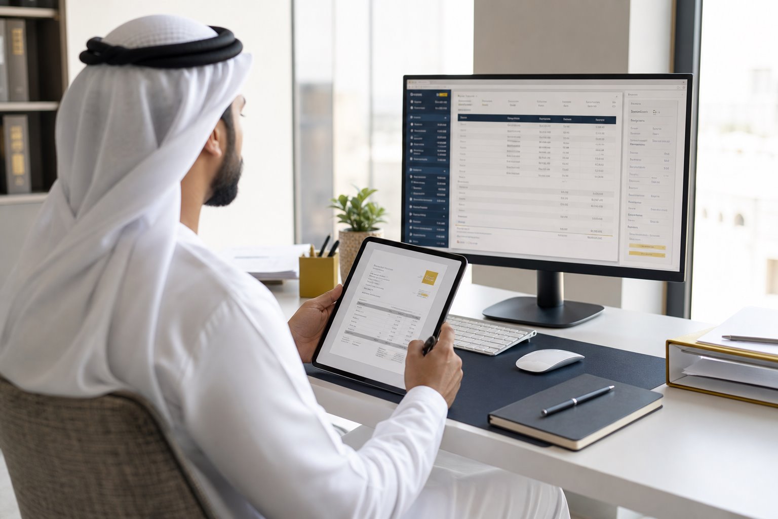 UAE e-invoicing system connecting supplier and buyer accounting records